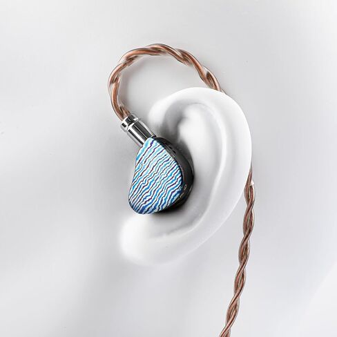 Linsoul 7 هرتز Aurora في شاشة الأذن، 1 DD+1 Planar +2 BA IEM سماعات مع أغطية مطبوعة ثلاثية الأبعاد، سماعات أذن سلكية للألعاب، كابل ثنائي السنون قابل للفصل لعشاق الموسيقى الصوتي in Saudi Arabia