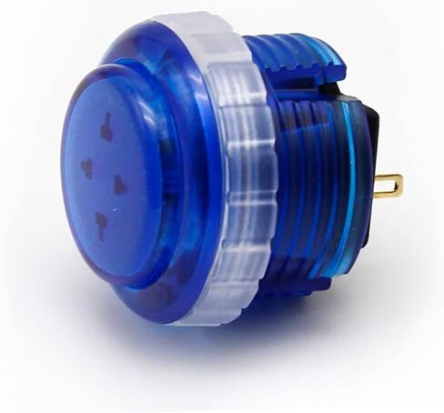 QANBA Gravity LX 30mm Mechanical Pushbutton switch Button Arcade Buttons DIY Kit (Boxed） (Translucent Blue B04) in Saudi Arabia