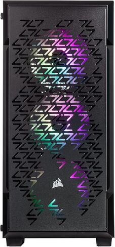 كمبيوتر مكتبي للألعاب Velztorm Ferrux II مخصص (Intel i9-12900K 16-Core، ذاكرة وصول عشوائي 128 جيجابايت، 4 تيرابايت PCIe SSD + 6 تيرابايت HDD (3.5)، GeForce RTX 4060 Ti، WiFi، بلوتوث، أسود، Win 10 Pro) in Kuwait