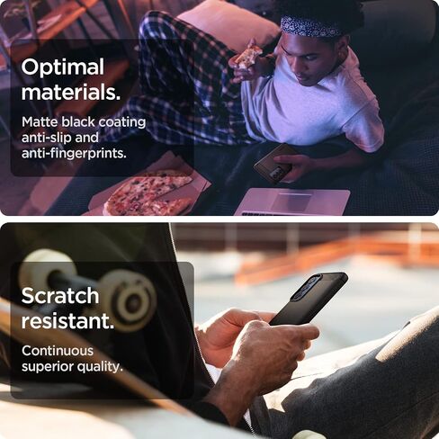 Spigen Rugged Armor مصمم لحافظة Motorola Edge (2021) (2021) - أسود مطفي in Saudi Arabia