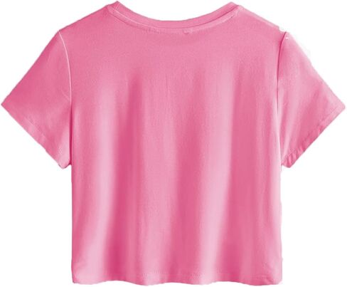 Milumia Girl's Casual Twist Hem Short Sleeve Round Neck Crop Top Tee Shirt Army Green 9 Years in Saudi Arabia