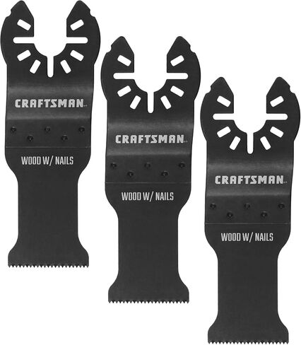 CRAFTSMAN Bi-Metal Oscillating Tool Blade 1 1/8 Inch, Wood and Metal, 3 Pack (CMAO102-3) in Saudi Arabia