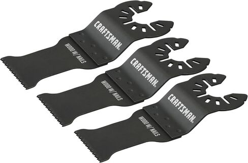 CRAFTSMAN Bi-Metal Oscillating Tool Blade 1 1/8 Inch, Wood and Metal, 3 Pack (CMAO102-3) in Saudi Arabia