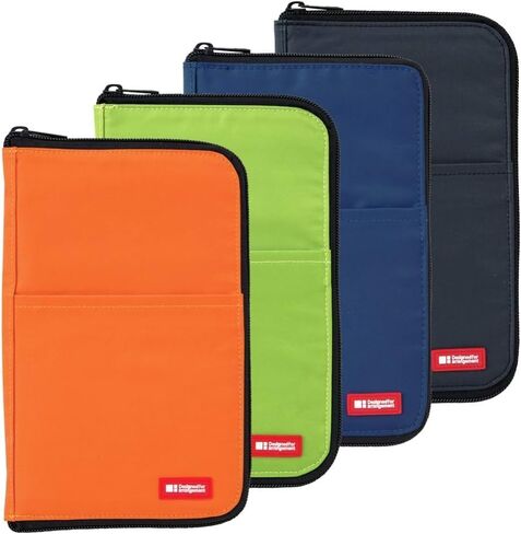 LIHITLAB LAB حقيبة قلم/قلم رفيعة، عريضة، 0.7 × 5.5 × 8.5 بوصة، أصفر أخضر (A7653-6) in Kuwait