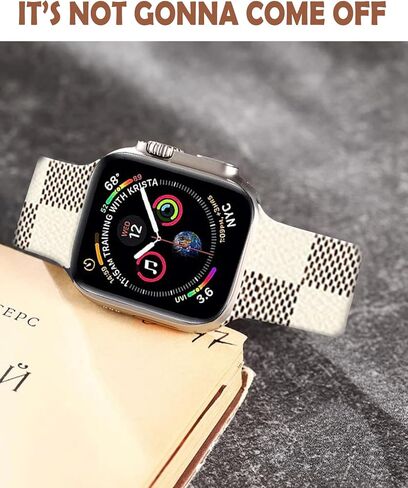 Sport Watch Bands Compatible with Apple Watch Band 38mm 40mm 41mm for Women Men, Adjustable Soft Silicone Replacement Smartwatch Wristband for iWatch Series 7 6 5 4 3 2 1 SE(d) in Saudi Arabia