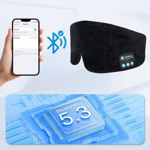 Sleep Headphones Bluetooth Sleep Mask Adjustable Wireless Earbuds Cotton Eye Mask for Sleeping/Travel/Airplane/Meditation/Night Shift,Side Sleeper Sleeping Mask (Grey 01) in Saudi Arabia