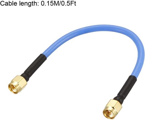 uxcell SMA Male to SMA Male RG402 Coax Cable 0.1M/0.33Ft 2pcs in Saudi Arabia
