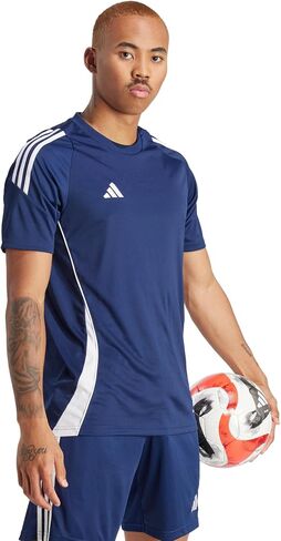 adidas Men's Tiro 24 Jersey, Black/White in Saudi Arabia