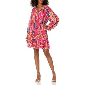 Trina Turk Women's Printed Blouson Dress