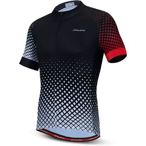 JPOJPO Men's Cycling Jersey Bike Shirt Short Sleeve MTB Summer Clothing Bicycle Tops Jacket S-3XL