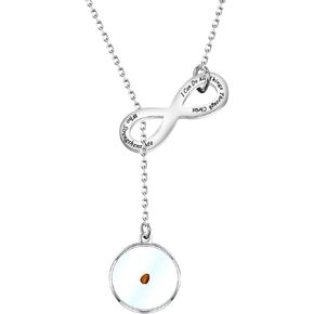 LQRI Mustard Seed Necklace I Can Do All Things Through Christ Who Strengthens Me Bible Religious Faith Jewelry Christian Gifts For Women Girls
