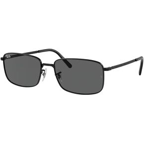 Ray-Ban RB3717 Rectangle Sunglasses for Men for Women + BUNDLE With Designer iWear Complimentary Eyewear Kit