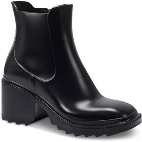 INC Womens Black Cushioned Eadin Round Toe Dress Boots Shoes 8 M