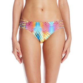 Luli Fama Women's Standard Playa Verano-Multi-Braid Full Bikini Bottom