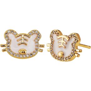 Ornaland Bear Earrings for Women Cute Bear Earrings Animal Fashion Studs Earrings Jewelry for Birthday Mother's Day Gifts