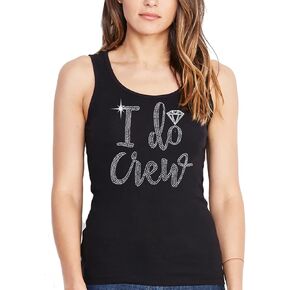 RhinestoneSash Bride & Bridal Party Tank Tops - Bridesmaid, Maid of Honor Bridal Shower Bachelorette Party Shirt