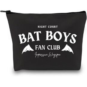 Bat Boys Fan Club Makeup Bag The Night Court Book Lover Gift Zipper Pouch (BAT BOYS FAN CLUB) in Saudi Arabia