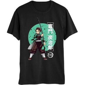 Mens Anime T-Shirt Kimetsu no Yaiba Shirt - Tanjiro Kamado Tee