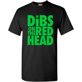 fresh tees Unisex Dibs on The Redhead Funny Irish St Patricks’ Day Shirt for Men/Women