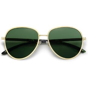 SOJOS Retro Trendy Aviator Sunglasses Women Men 90s Vintage Glasses Stylish Sunglasses SJ1216