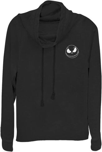 Disney Women's Nightmare Before Christmas Jack Scribble Pocket Cowl Neck in Saudi Arabia