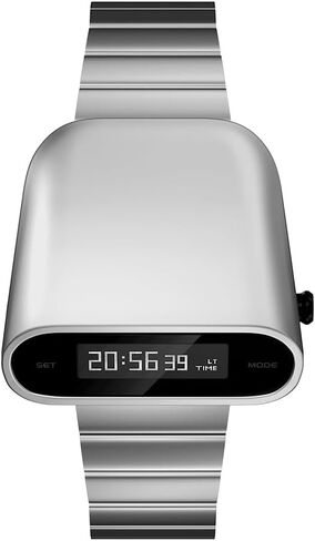 38® Stainless Steel Sports/Commercial Digital Retro Watch for Men and Women Tech Future Style Fashion Racing Wristwatch in Kuwait