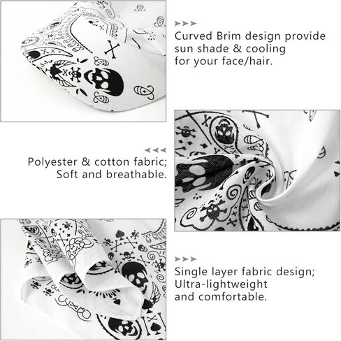 قبعة DOCILA مطبوعة عصرية للنساء الرجال تبريد الرياضة الشمس قناع عمامة قبعة في الهواء الطلق رئيس وشاح قبعة in Kuwait