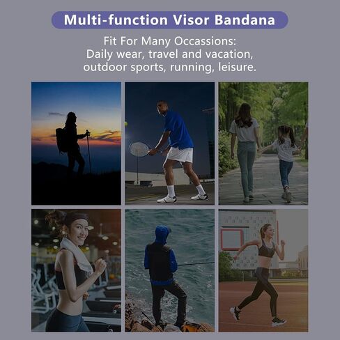 قبعة DOCILA مطبوعة عصرية للنساء الرجال تبريد الرياضة الشمس قناع عمامة قبعة في الهواء الطلق رئيس وشاح قبعة in Kuwait