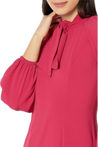 Maggy London Women's Tie Neck Bubble Crepe Fit and Flare Dress in Saudi Arabia