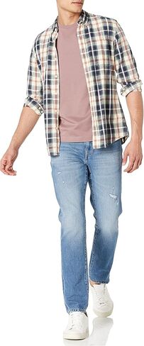 تي شيرت Goodthreads للرجال بأكمام قصيرة ورقبة دائرية وجيب من القطن الناعم in Kuwait