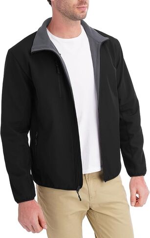 fit space Men's Athletic Insulated Jacket Lightweight Fleece Outerwear Windbreaker Running Cycling Hiking in Kuwait