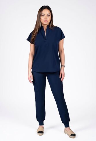 Yiyus Uniforms- Women's Joggers Yoga Pants Lightweight Athletic Tapered Causal Lounge Pants for Workout, Running in Saudi Arabia