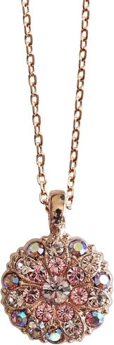 قلادة ماريانا جارديان انجل كريستال بقلادة، 16 بوصة فلامينجو وردي وردي ذهبي 5212 319mr in Kuwait