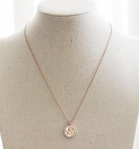 قلادة ماريانا جارديان انجل كريستال بقلادة، 16 بوصة فلامينجو وردي وردي ذهبي 5212 319mr in Kuwait