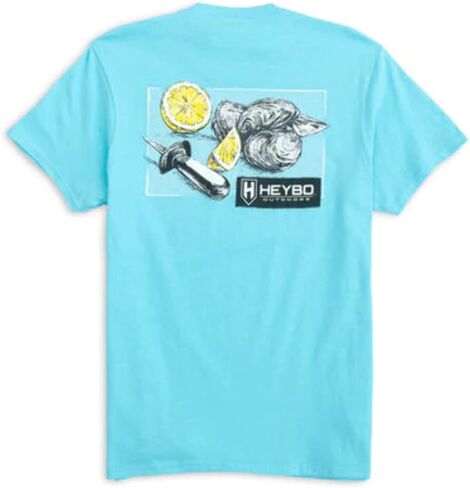 تي شيرت Heybo Sea Creatures Fishing SS، تي شيرت لصيد الأسماك in Kuwait