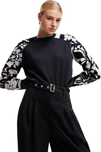 Desigual Women's Combination Floral Pullover in Saudi Arabia