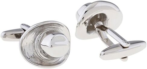 Cowboy Hat Stetson 10 Ten Gallon Pair Cufflinks in Saudi Arabia