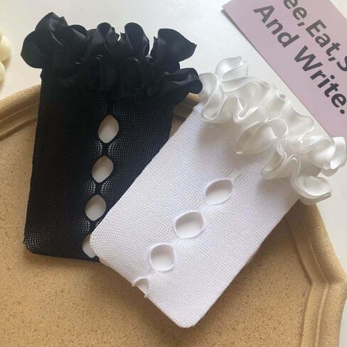 2 زوج المرأة لوليتا جوارب الفخذ العليا الدانتيل يصل فوق الركبة الجوف خارج الجوارب القوطية مثير in Kuwait