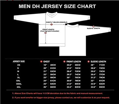 JPOJPO Men's Mountain Bike Jersey Long Sleeve Downhill&Motocross Shirts Breathable/Moisture-Wicking T-Shirt in Saudi Arabia