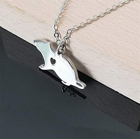 Cute Mouse Accessories Rat Pendant Necklace Animal Stainless Steel Necklace in Saudi Arabia