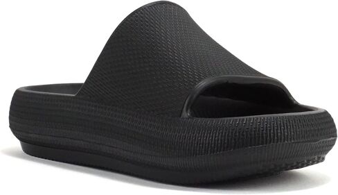 Soda “MARSHMALLOW" ~ Women Feather Recovery Slide Open Toe Lightweight Comfort Cushion Sandal in Saudi Arabia