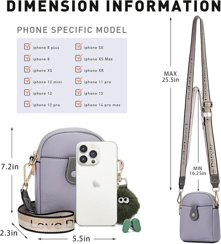 Small Crossbody Bags for Women Cross Body Bag Purses Mini Cell Phone Wallet Shoulder Handbags in Kuwait