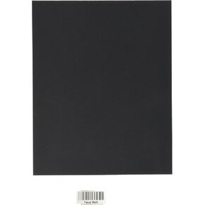 ADF Mat Blank 8x10 WhtCore Black 5pc