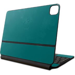 Skin Compatible with Apple Magic Keyboard for iPad Air 11-inch (M2) 2024 - Solid Teal - Premium 3M Vinyl Protective Wrap Decal Cover - Easy to Apply | Crafted in The USA by MightySkins