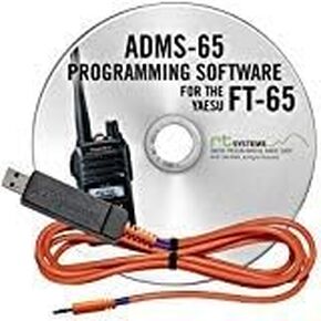 Programming Software and USB-55 Cable for Yaesu FT-65 Dual Band HT
