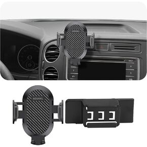 Car Phone Holder Fits for Volkswagen VW Tiguan 2009-2017 Accessories,Thick Cases Friendly,Cell Phone Mount for 4.7-7 in Phones,360 Degree Rotation,Easy to Install