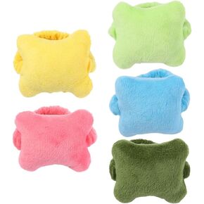 Leadigol 5 Pcs Mini Wrist Rest, Wrist Guard Pillow Colored Keyboard Wrist Rest Comfortable Wrist Support Pad for Home Office Computer Laptop