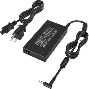 120W Laptop Charger for HP USB-C Dock G5 5TW10AA 5TW10UT 5TW13AA HP OMEN 15-AX000 HP Envy 15-J000 17-J000 M6-K000 M7-J000 15 15t 17 Series 4.5*3.0mm Power AC Adapter Cord (Not fit USB-C port)