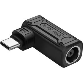 SinLoon PD 140W DC7450 to Type C Power Charging Adapter DC 7.4mm x 5.0mm Female (7.4 x 0.6mm) Input to USB C Male Connector with PD Automatic Identification Chip,for Phone,Tablet,Laptop (DC7450 B)