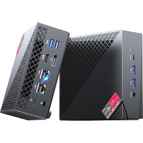 KAMRUI Intel Core i7-12650H كمبيوتر صغير للألعاب، 32 جيجابايت DDR4 ثنائي القناة 512 جيجابايت M.2 NVME SSD، كمبيوتر برجي مكتبي مع شاشة ثلاثية 4K، النوع C، واي فاي 6، BT 5.2 كمبيوتر مكتبي صغير in Kuwait